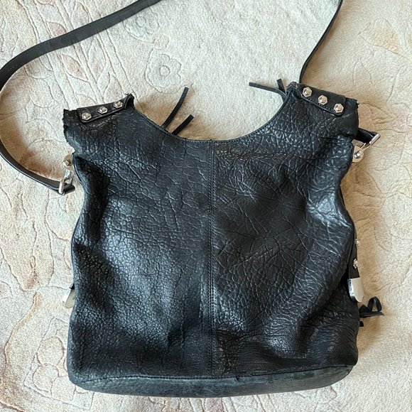 Treesje Black Crossbody Black Leather Bag - Picture 7 of 16
